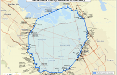 2023 Oriental Fruit Fly quarantine area Santa Clara County